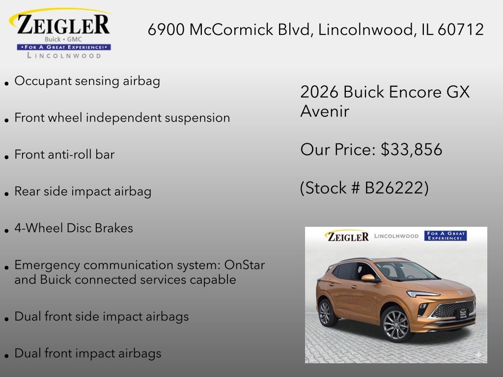 New 2026 Buick Encore GX Avenir AWD/4WD image 24