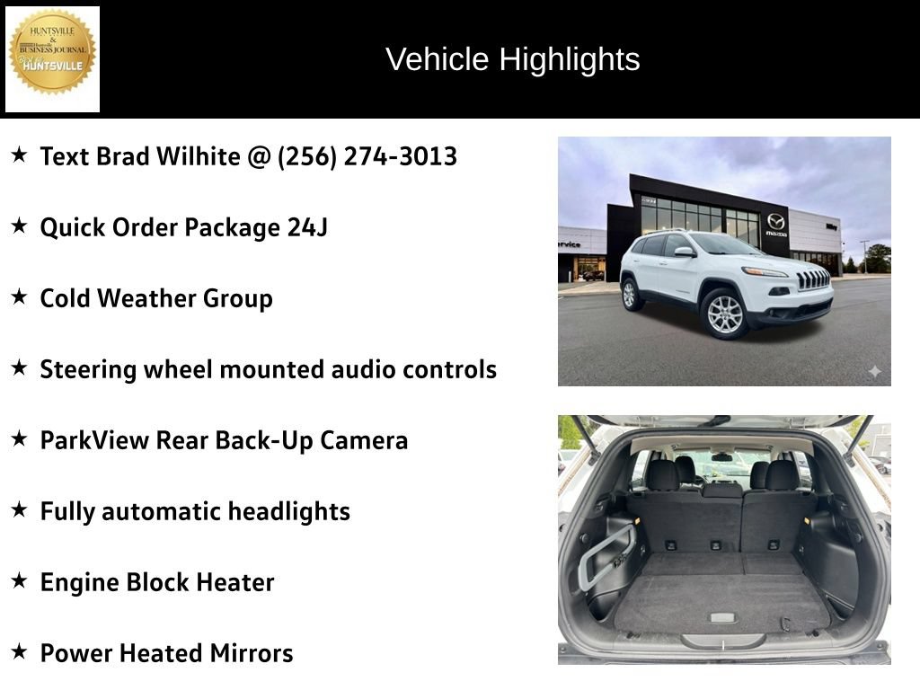 Used 2015 Jeep Cherokee Latitude w/ Cold Weather Group AWD/4WD image 6