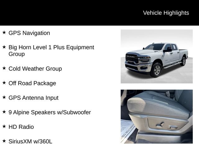 Certified 2025 RAM 2500 Big Horn AWD/4WD image 8