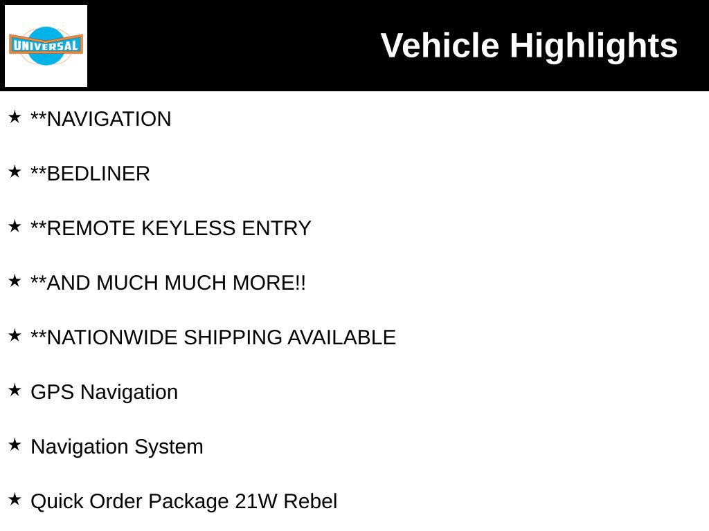 New 2026 RAM 1500 Rebel w/ Rebel Level 2 Equipment Group AWD/4WD image 9