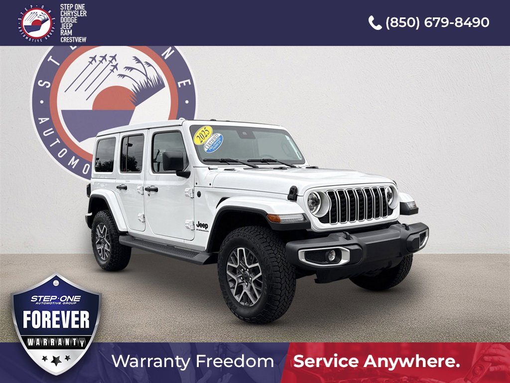 Certified 2025 Jeep Wrangler Sahara w/ Safety Group image 1