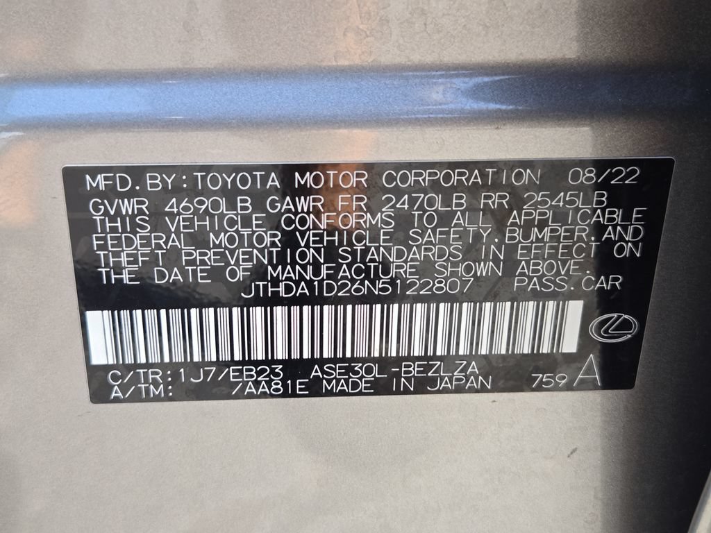 Used 2022 Lexus IS 300 w/ Premium Package RWD image 33