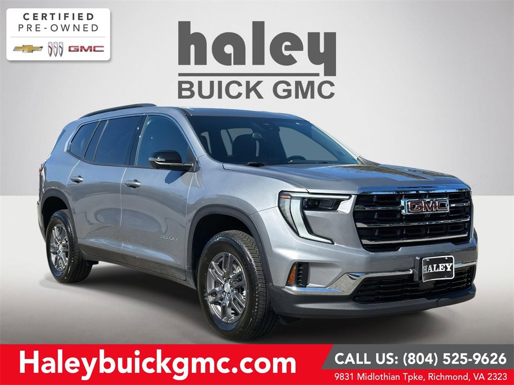 Certified 2025 GMC Acadia Elevation