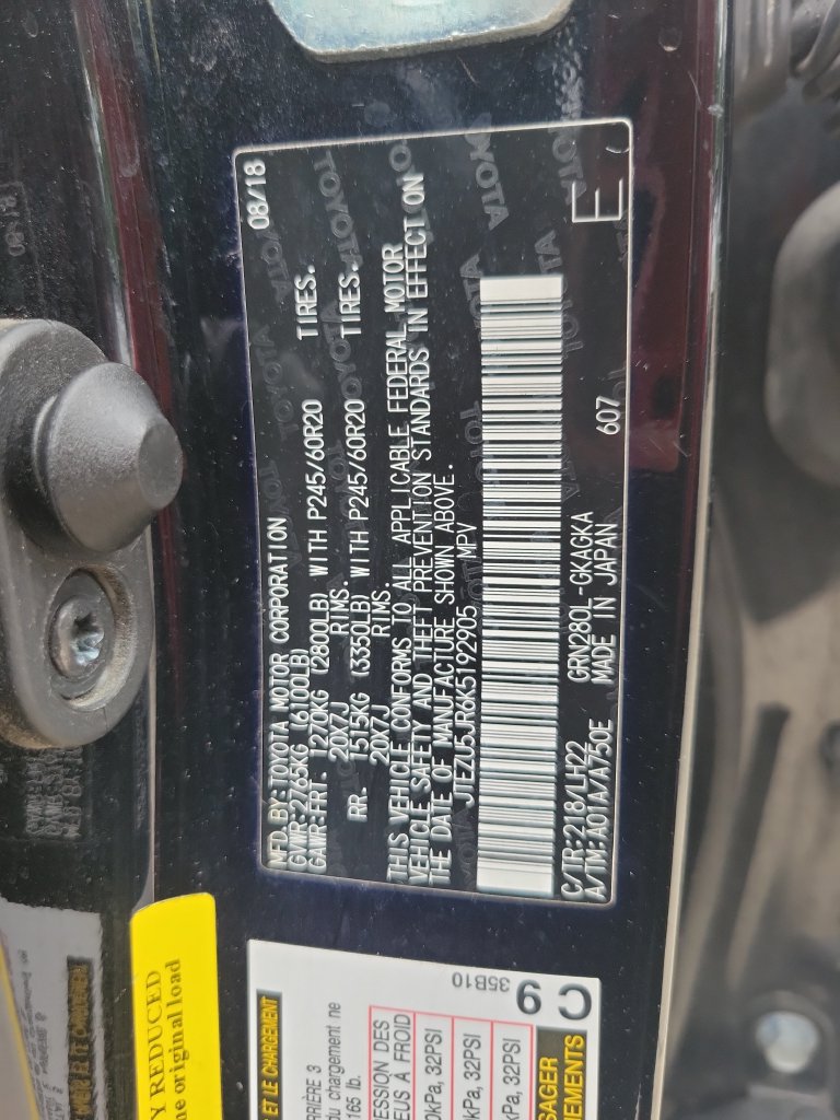 Used 2019 Toyota 4Runner Limited RWD image 39