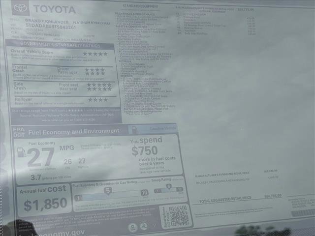 New 2026 Toyota Grand Highlander AWD Hybrid image 12