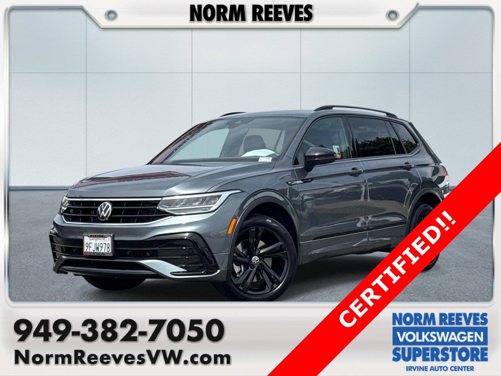 Certified 2023 Volkswagen Tiguan SE R-Line FWD image 1