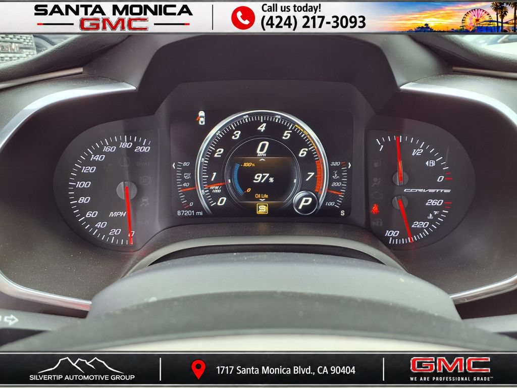 Certified 2016 Chevrolet Corvette Stingray Convertible w/ Carbon Flash Badge Package RWD image 12