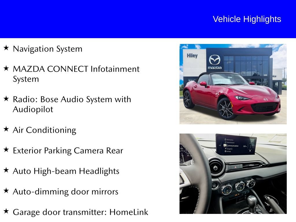 New 2026 MAZDA MX-5 Miata Grand Touring RWD image 9