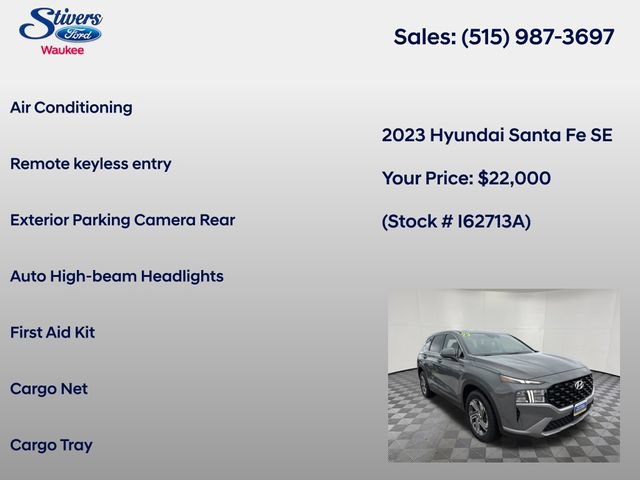 Used 2023 Hyundai Santa Fe SE w/ Cargo Package FWD image 16