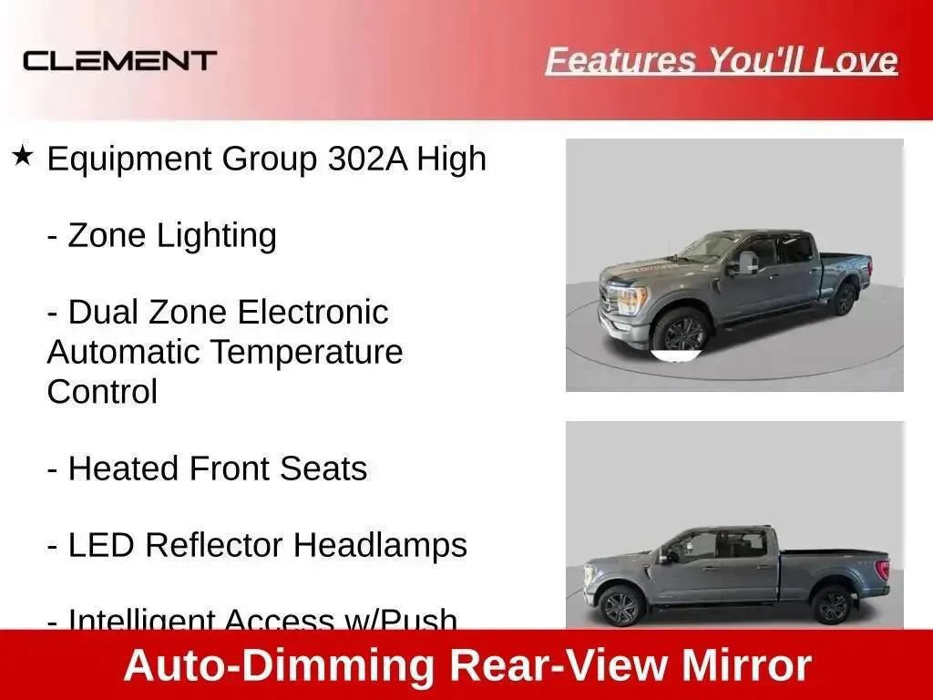 Used 2023 Ford F150 XLT w/ Equipment Group 302A High AWD/4WD image 90