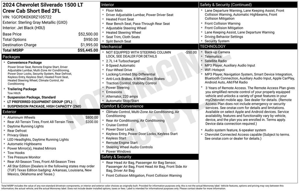 Used 2024 Chevrolet Silverado 1500 LT AWD/4WD image 4