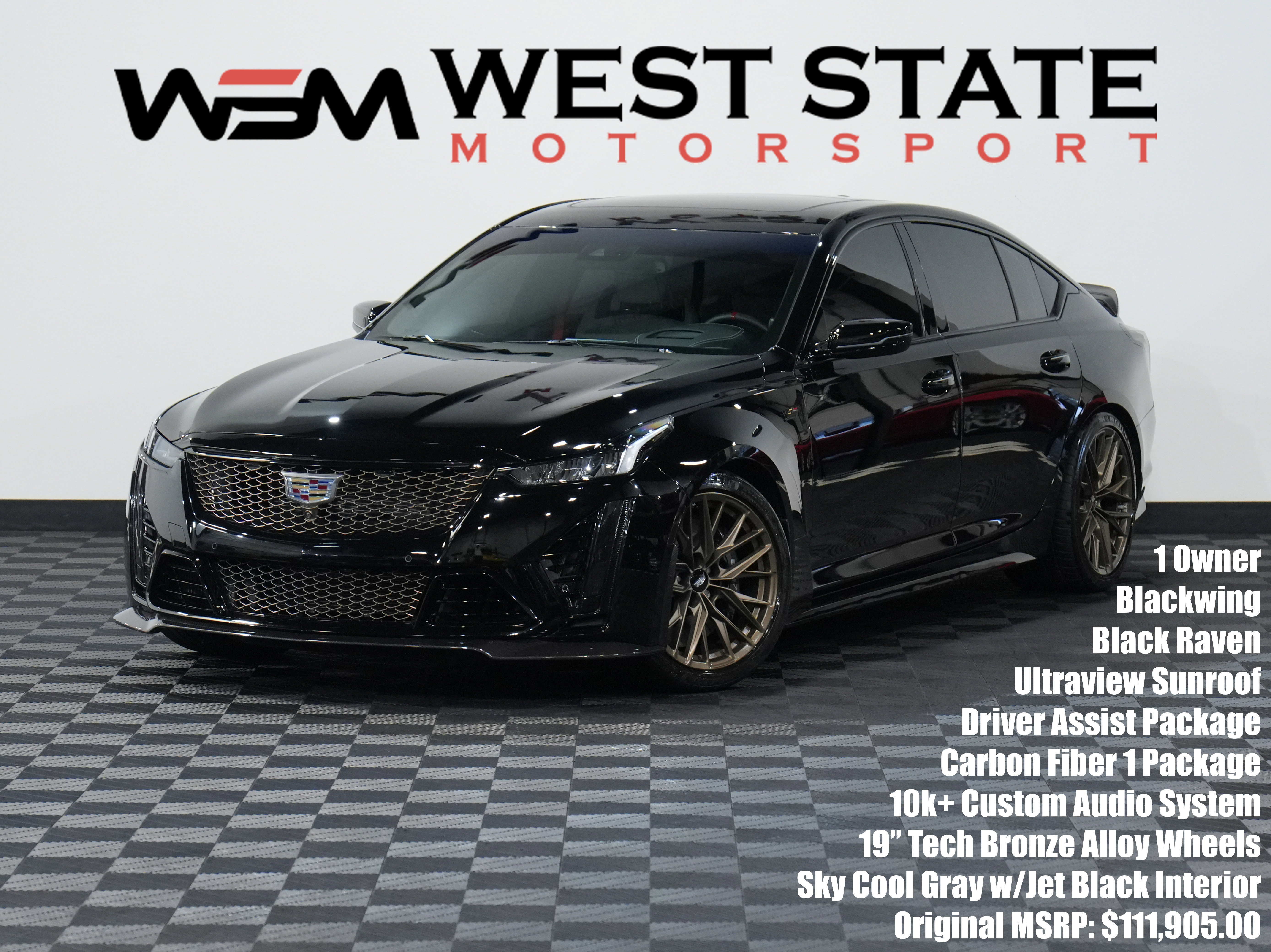Used 2024 Cadillac CT5 V Blackwing w/ Carbon Fiber Package 1