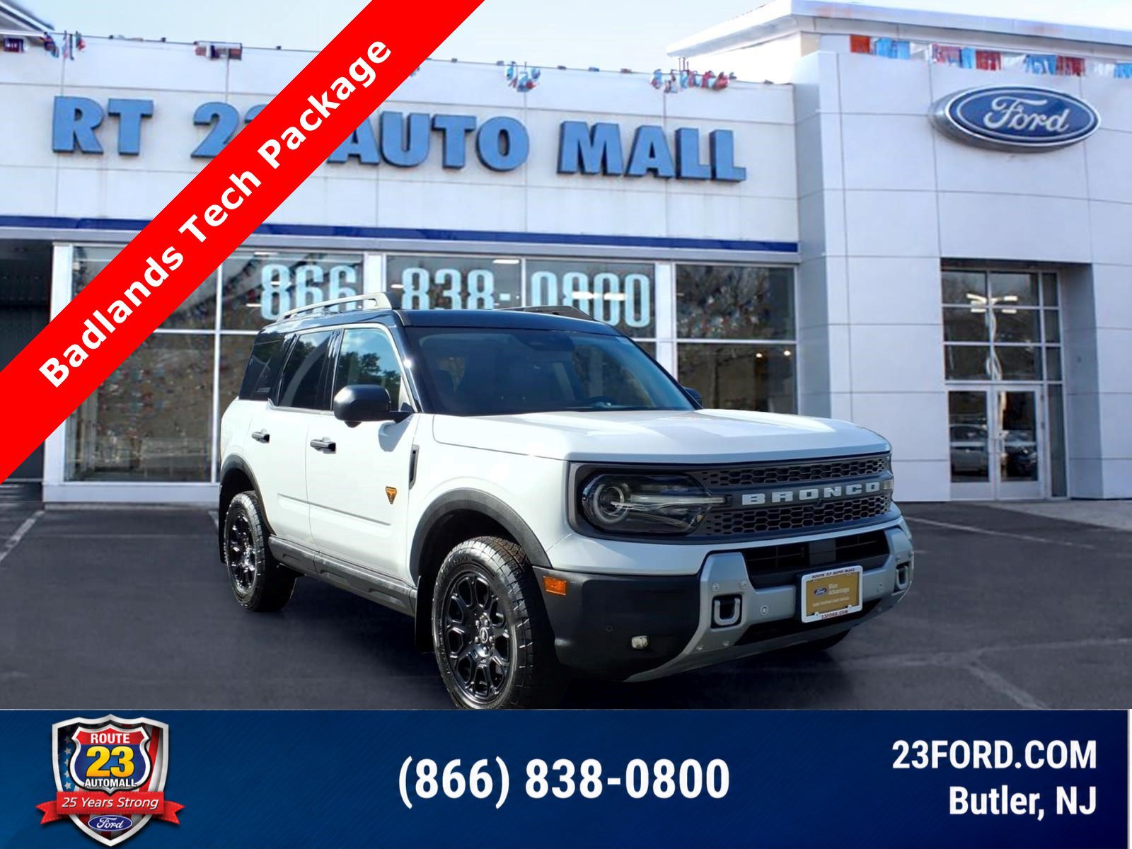 Certified 2025 Ford Bronco Sport Badlands w/ Badlands Tech Package AWD/4WD image 1