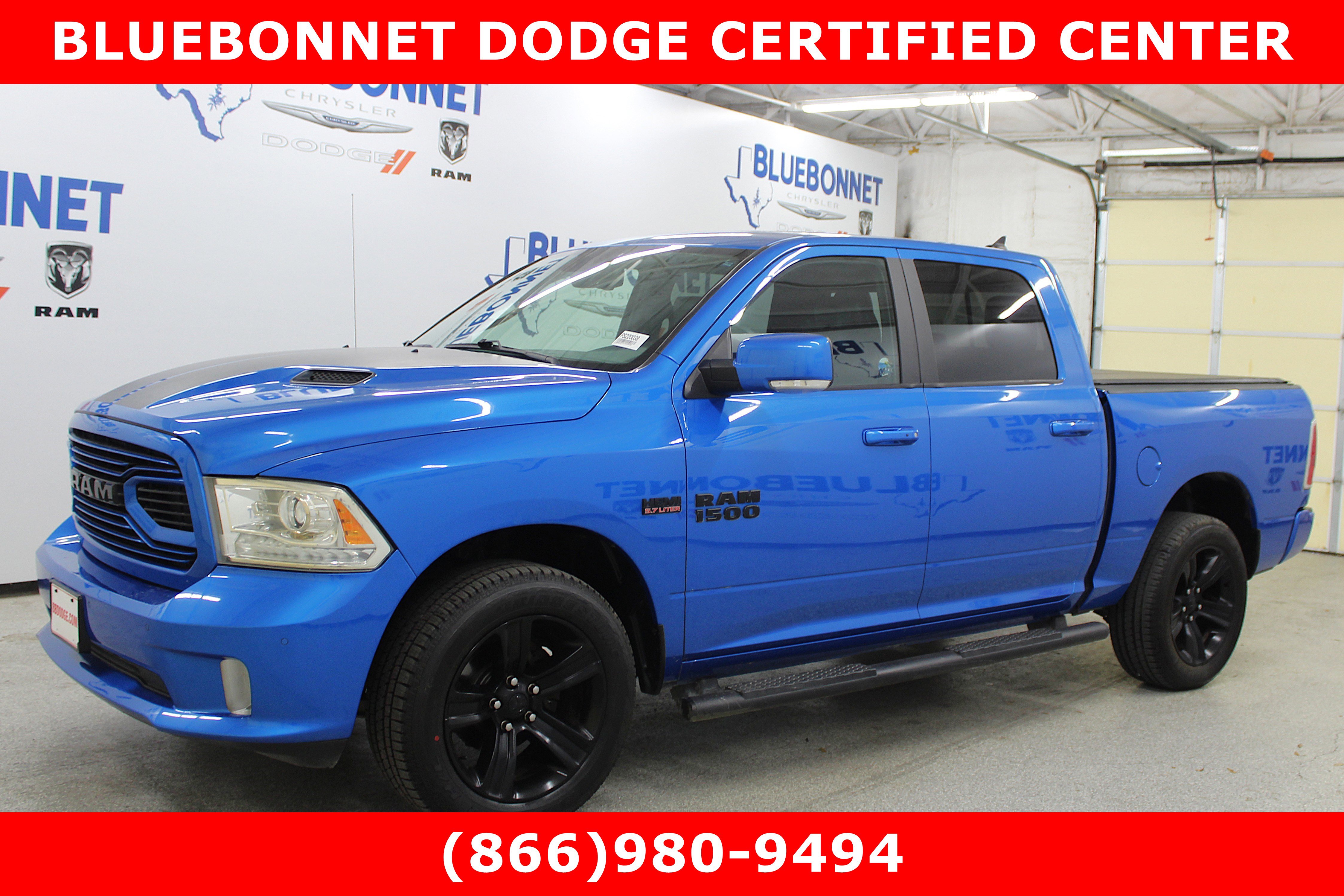 Used 2018 RAM 1500 Sport w/ Hydro Blue Sport Package