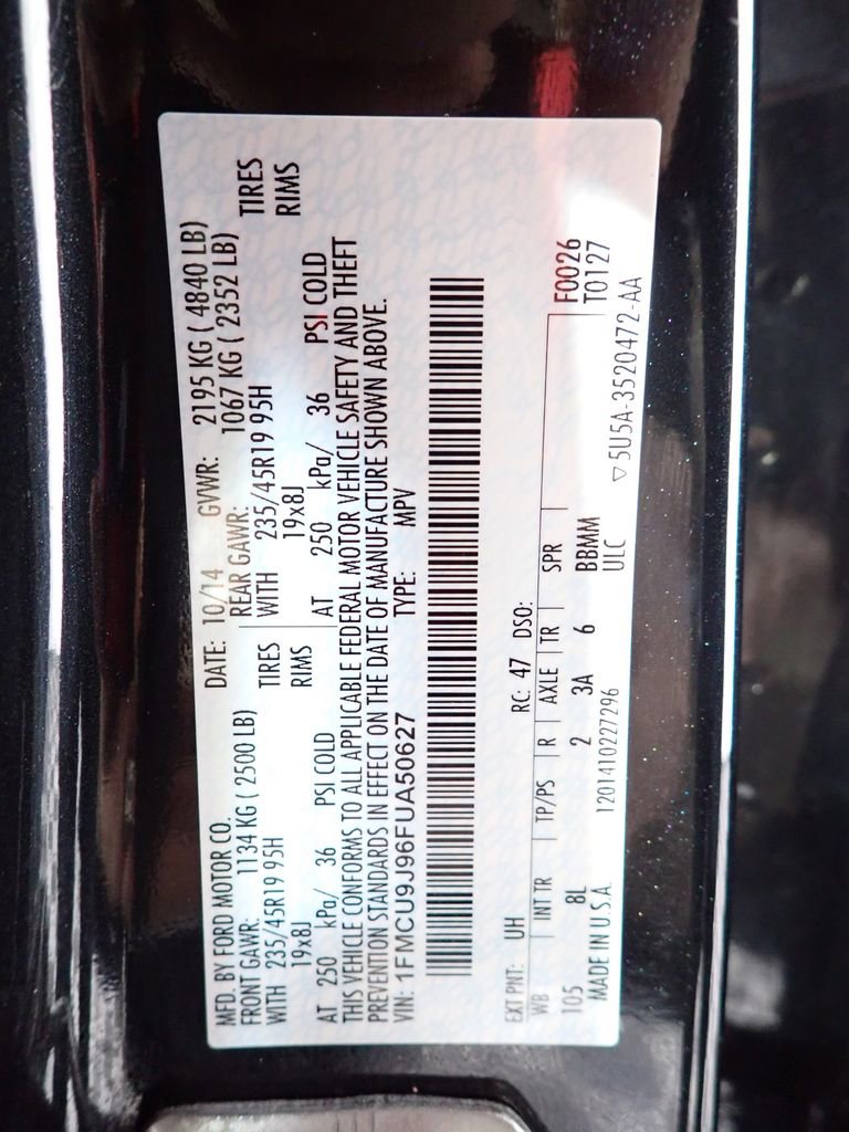 Used 2015 Ford Escape Titanium AWD/4WD image 50