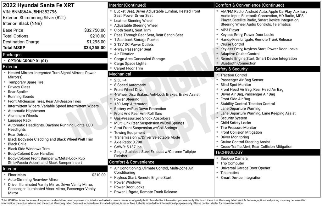 Used 2022 Hyundai Santa Fe XRT image 7