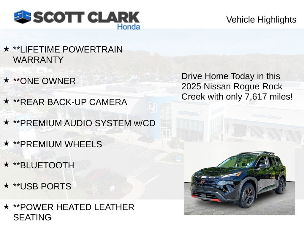 Used 2025 Nissan Rogue SV w/ Rock Creek Premium Package image 12