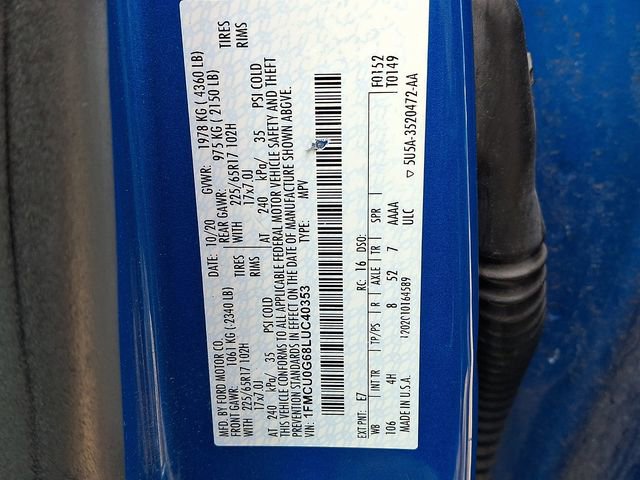 Used 2020 Ford Escape SE image 26