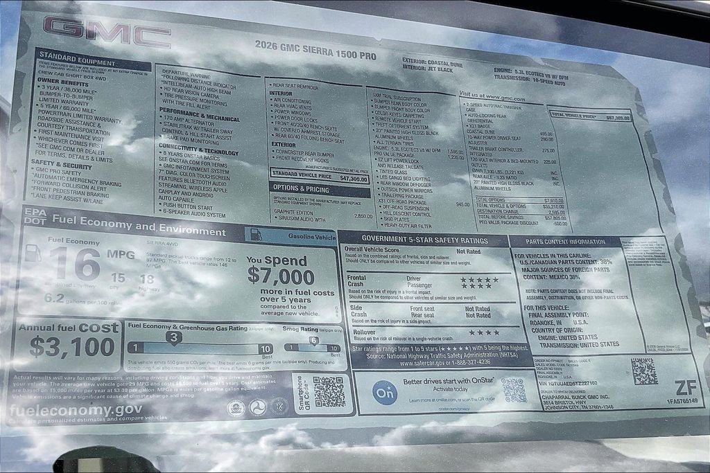 New 2026 GMC Sierra 1500 Pro w/ Graphite Edition image 14