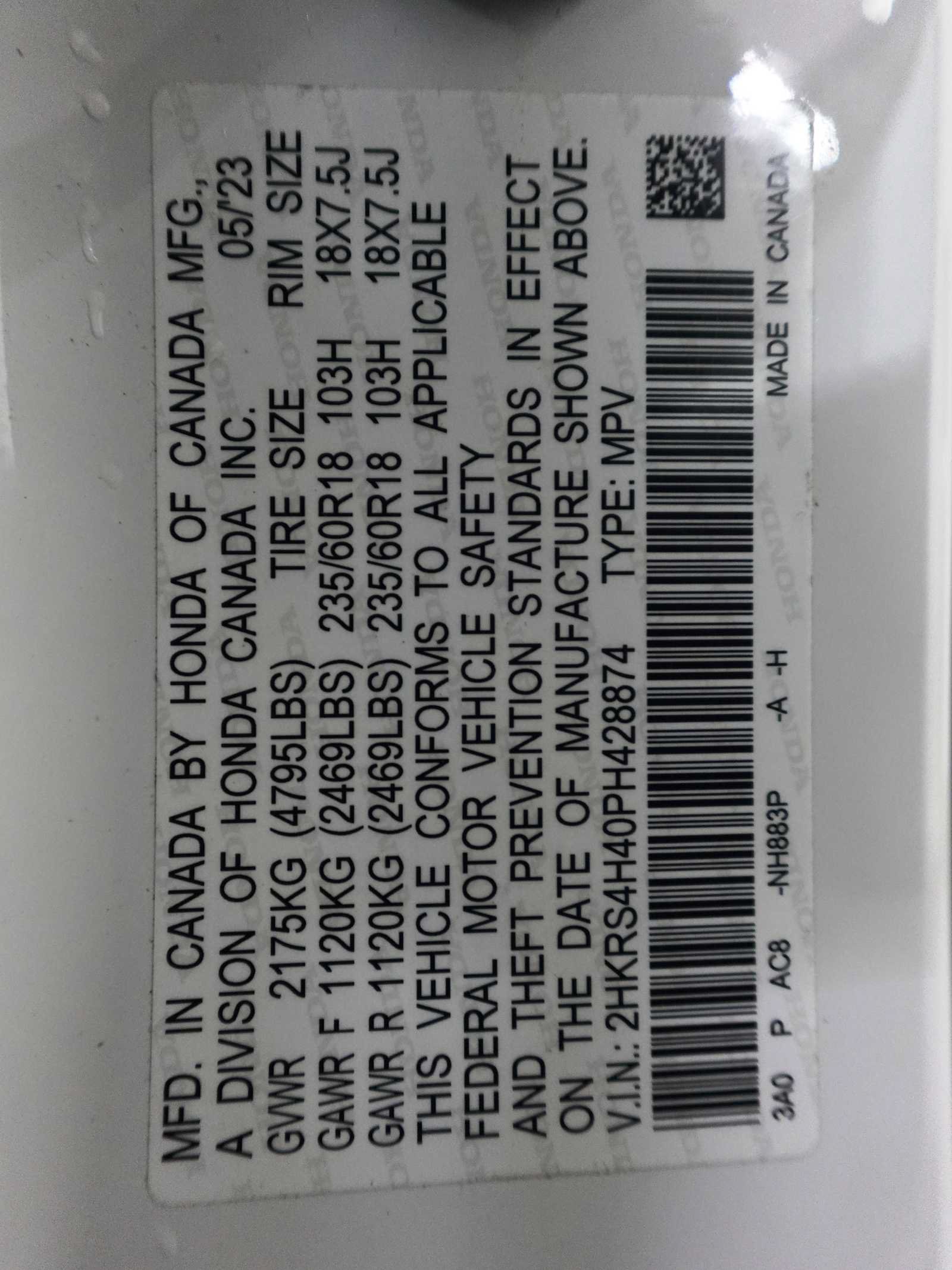 Certified 2023 Honda CR-V EX image 30