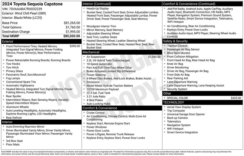 Used 2024 Toyota Sequoia Capstone image 38