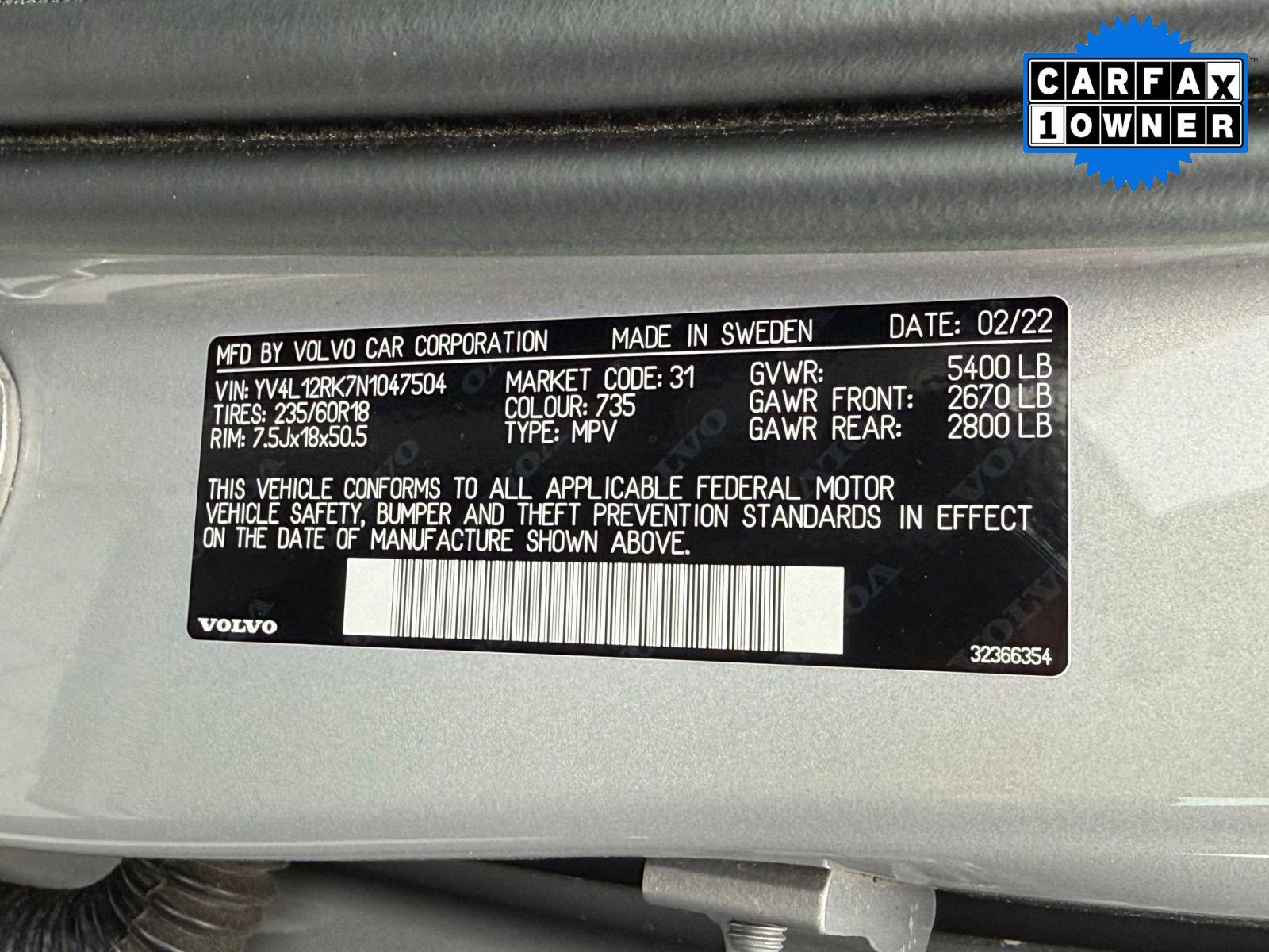 Used 2022 Volvo XC60 B5 Momentum image 22