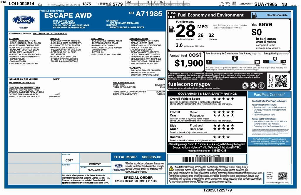Used 2025 Ford Escape Active image 4