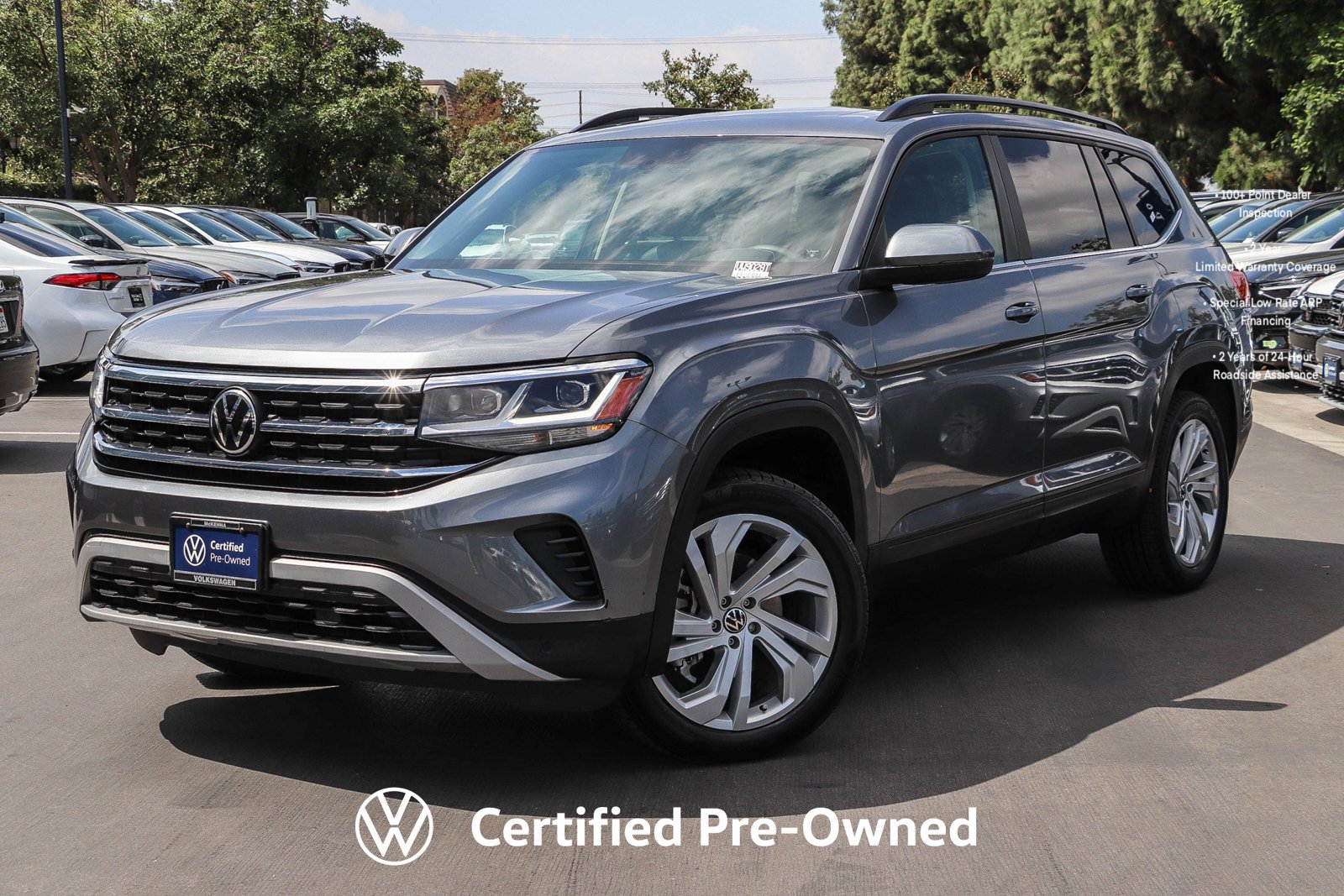 Certified 2023 Volkswagen Atlas SE w/ Panoramic Sunroof Package FWD image 1