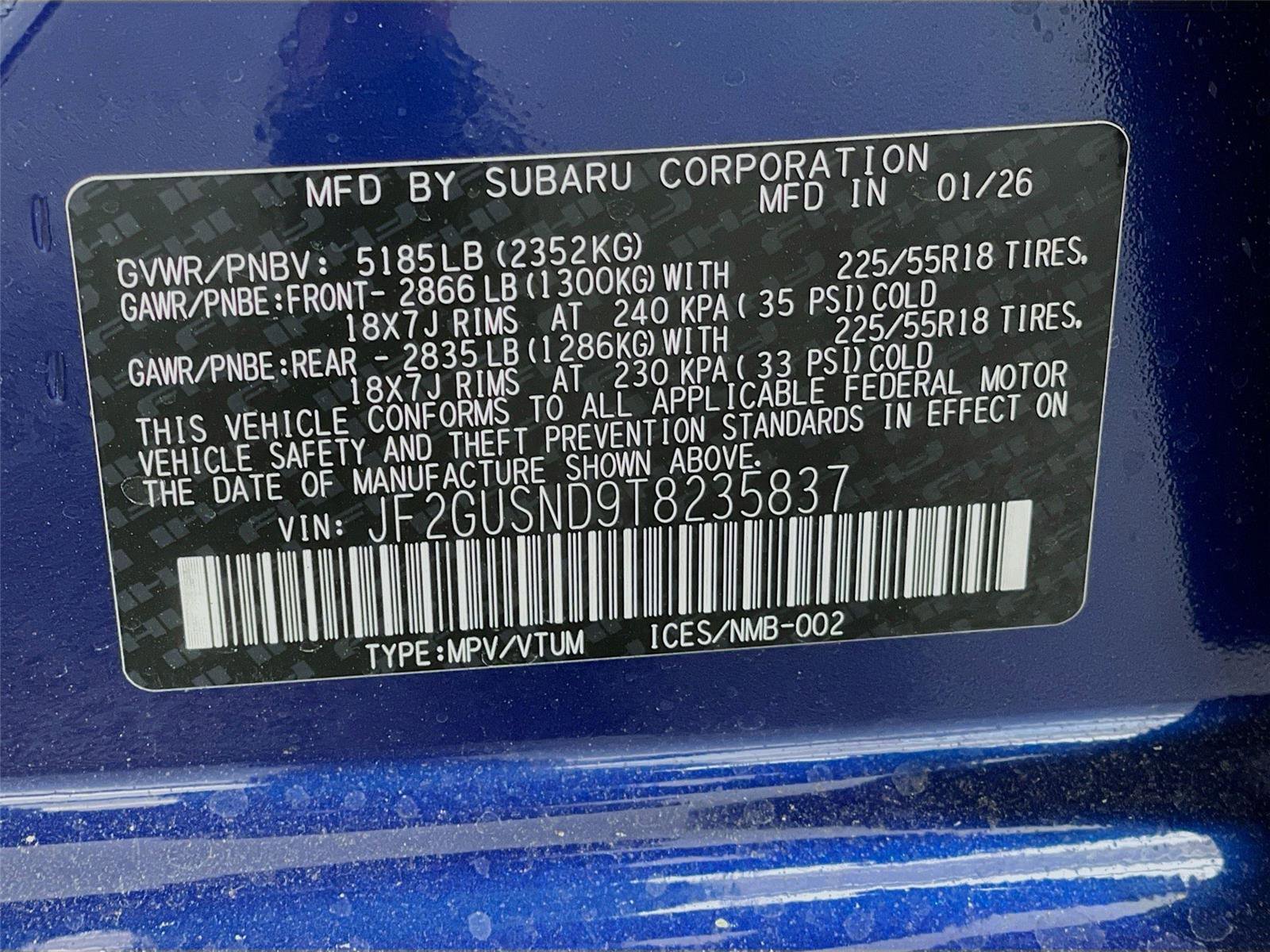 New 2026 Subaru Crosstrek 2.5i Limited AWD/4WD image 21