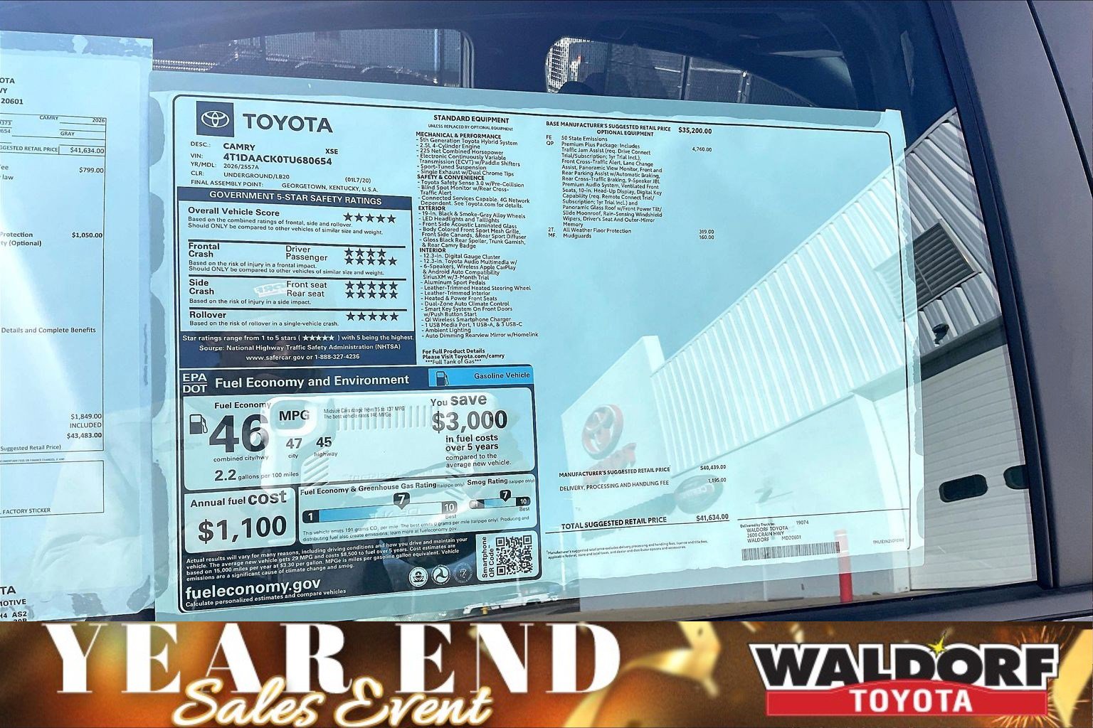 New 2026 Toyota Camry XSE image 18