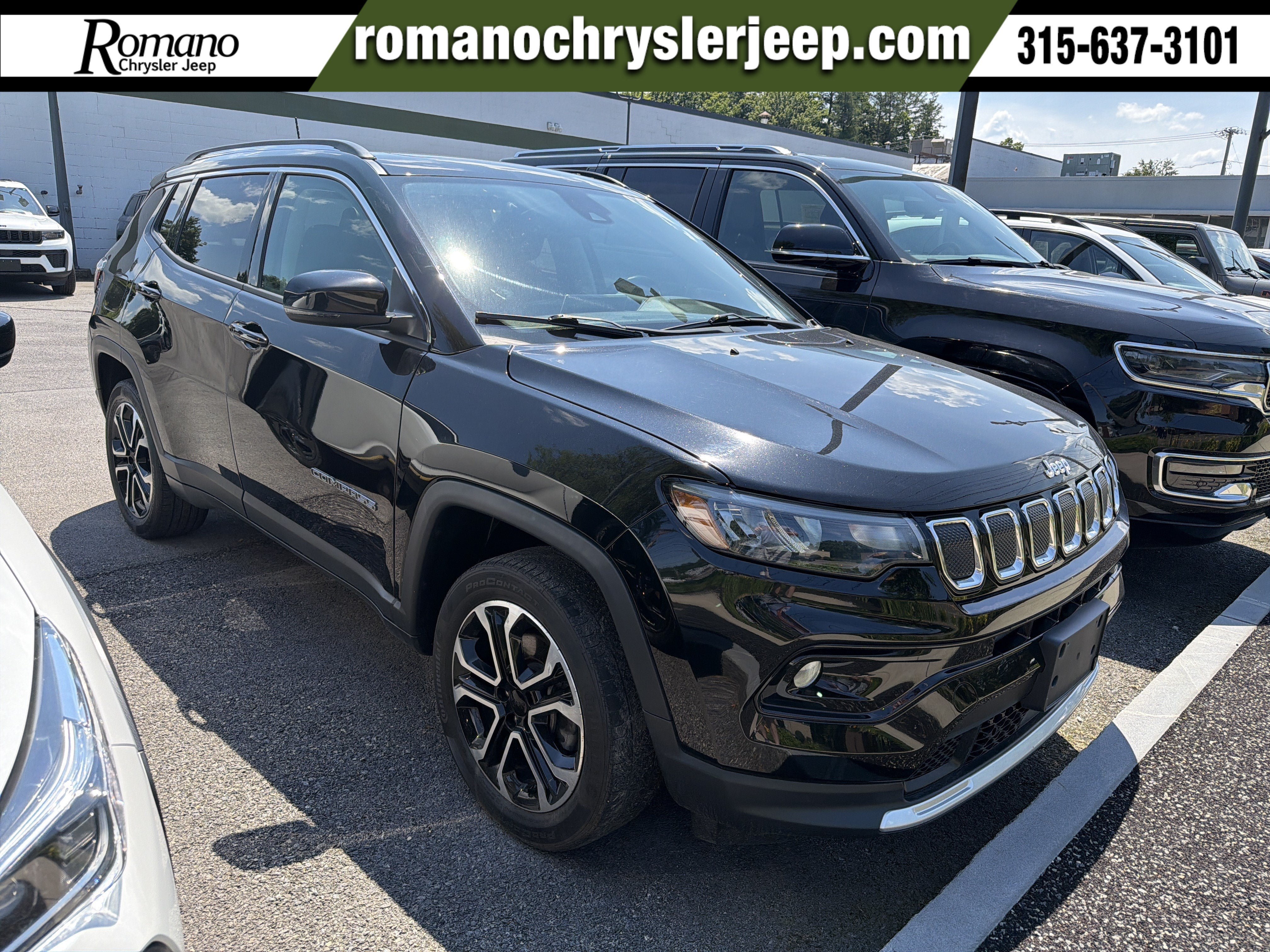 Used 2022 Jeep Compass Limited w/ Sun and Sound Group AWD/4WD image 1