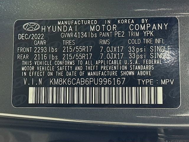 Certified 2023 Hyundai Kona SEL AWD/4WD image 31