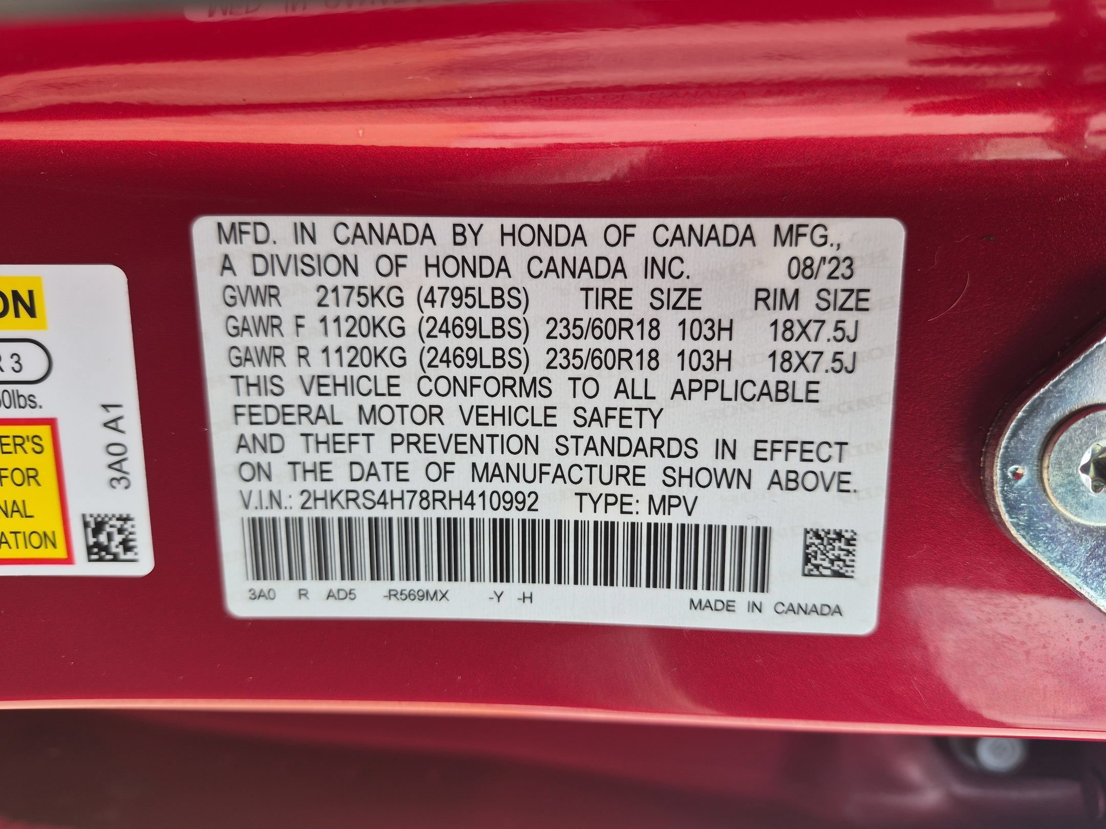 Certified 2024 Honda CR-V EX-L image 36