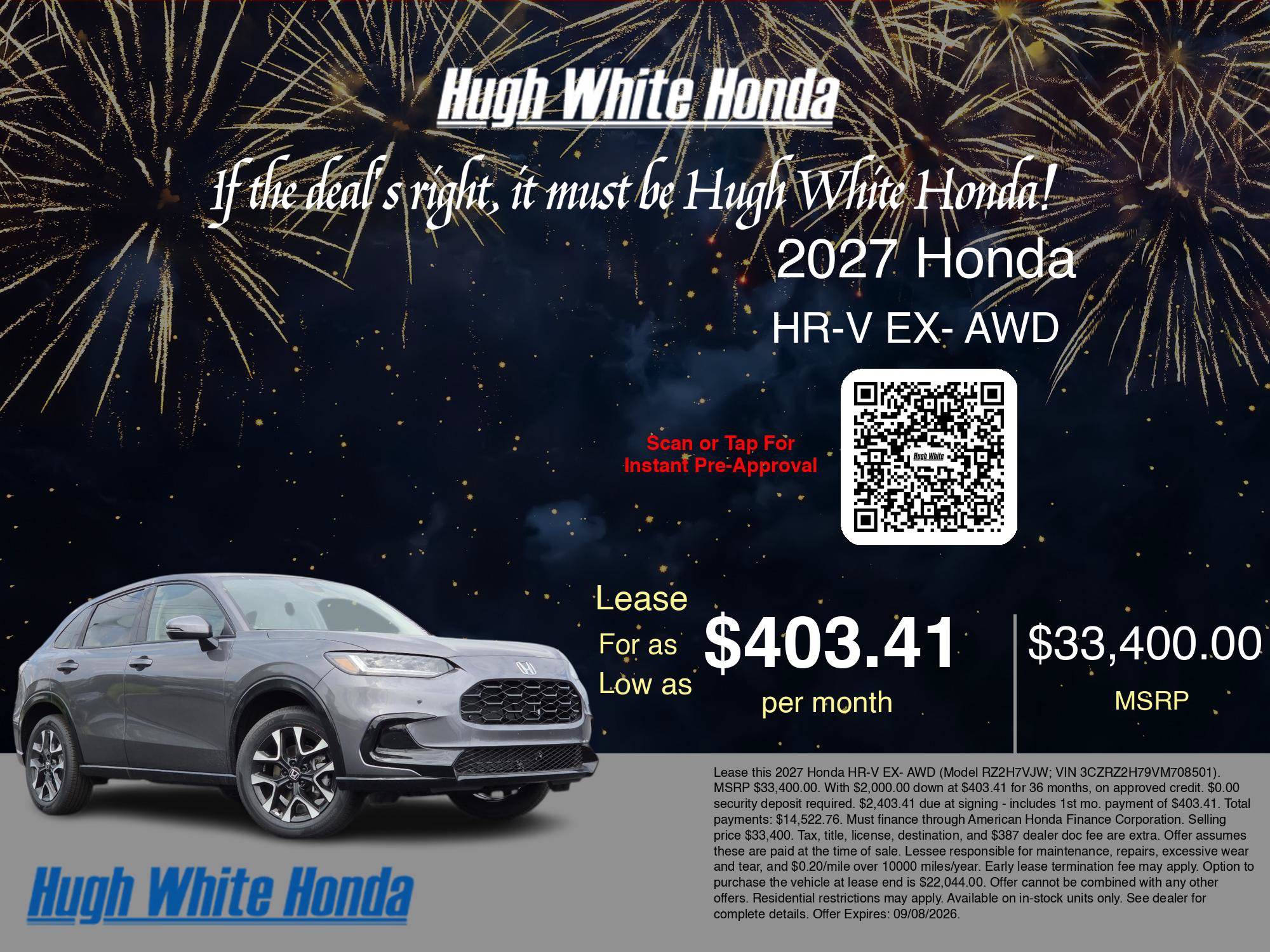 New 2027 Honda HR-V EX-L image 3