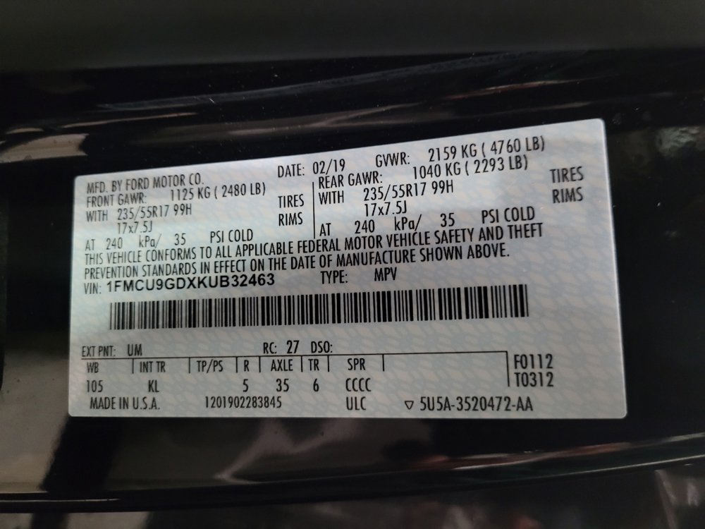 Used 2019 Ford Escape SE AWD/4WD image 33