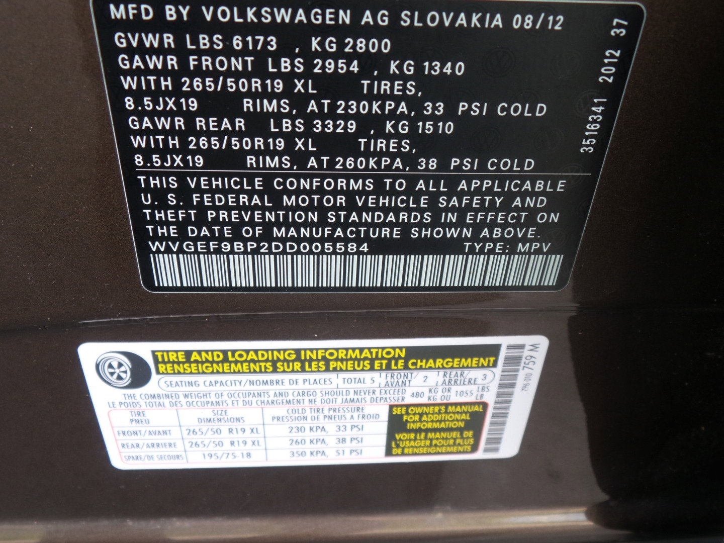 Used 2013 Volkswagen Touareg VR6 image 42