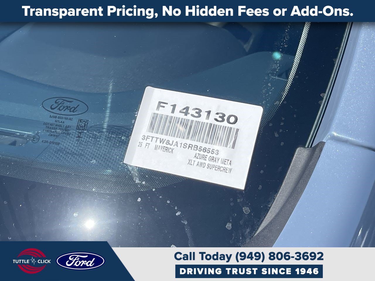 Used 2025 Ford Maverick XLT w/ Equipment Group 302A AWD/4WD image 42