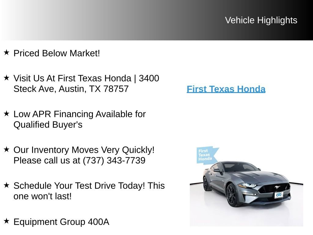 Used 2021 Ford Mustang GT Premium RWD image 9