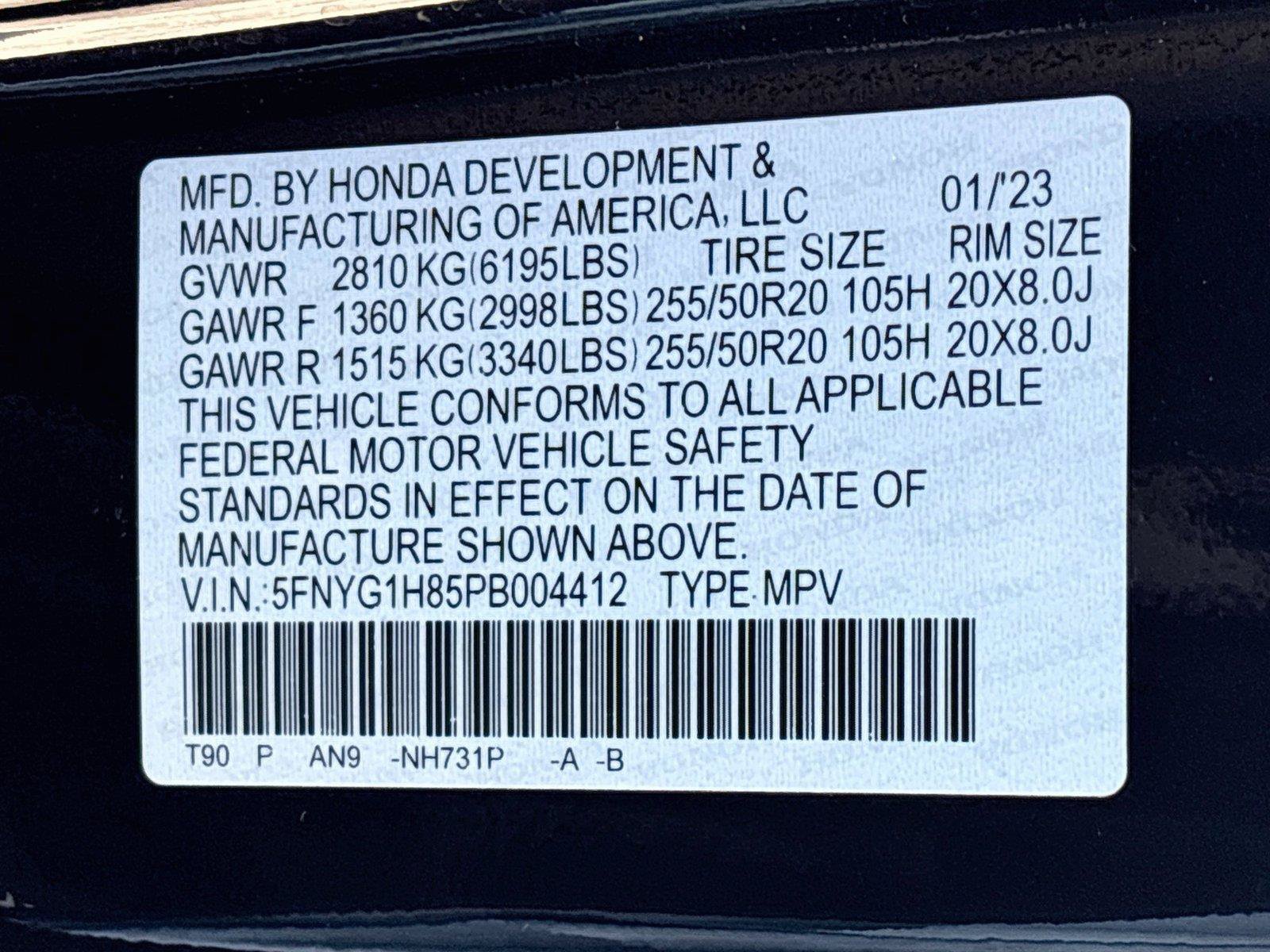 Certified 2023 Honda Pilot Elite image 39