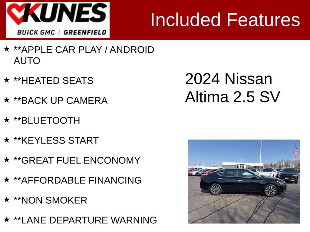 Used 2024 Nissan Altima 2.5 SV FWD image 2