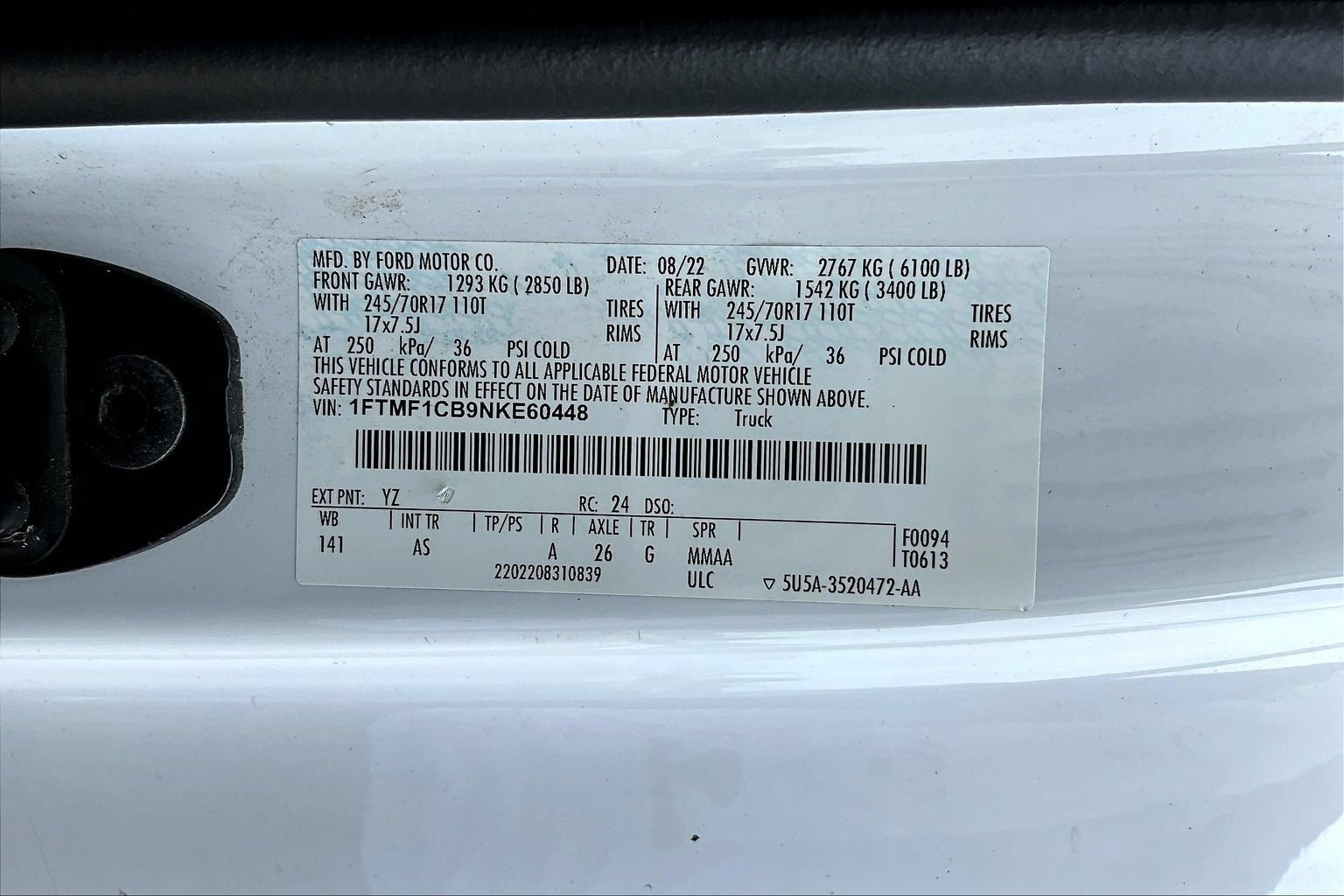 Used 2022 Ford F150 XL w/ Trailer Tow Package RWD image 16