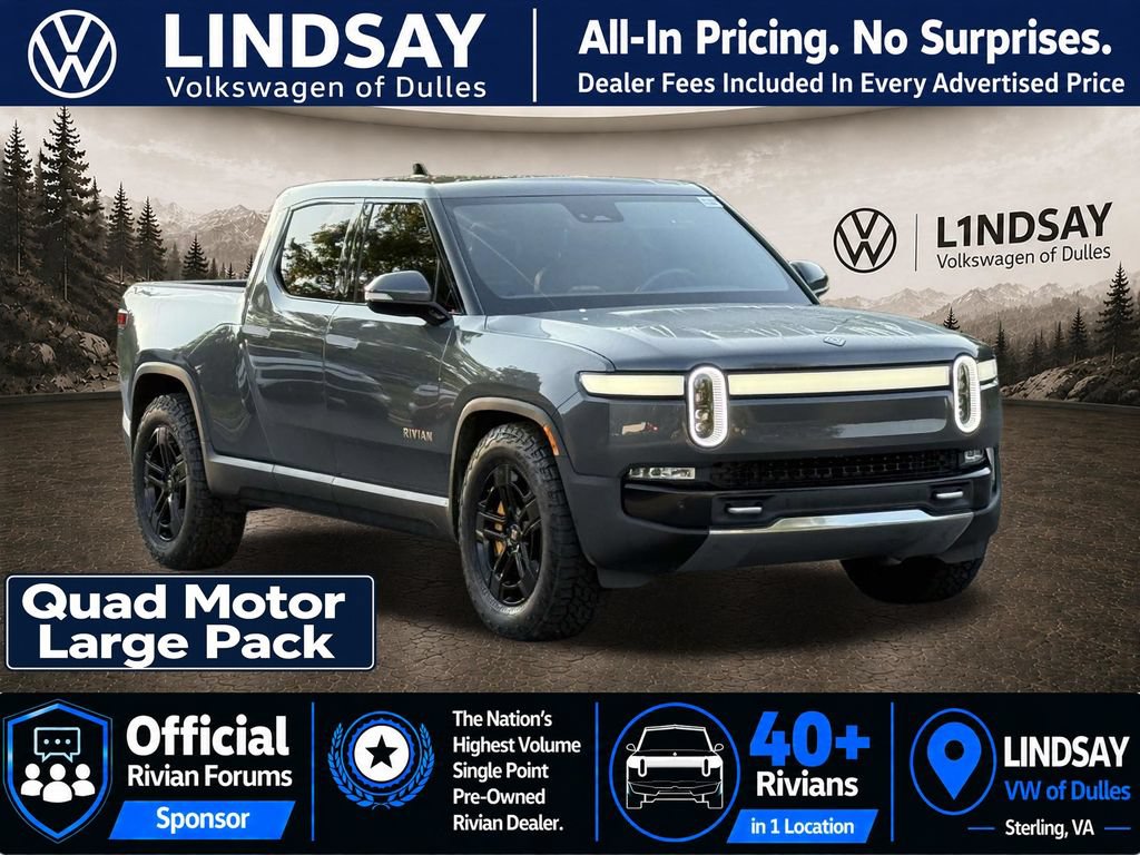 Used 2023 Rivian R1T Adventure Quad AWD/4WD image 1