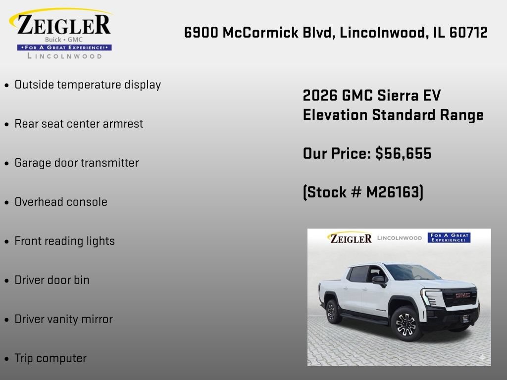 New 2026 GMC Sierra EV Elevation AWD/4WD image 34