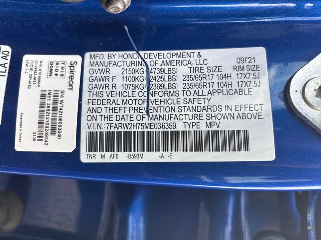 Certified 2021 Honda CR-V Special Edition image 30
