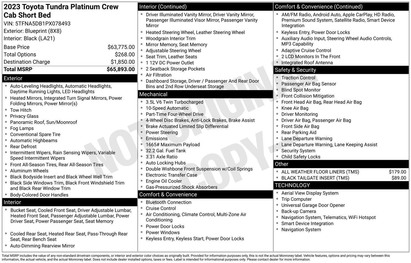 Used 2023 Toyota Tundra Platinum image 13