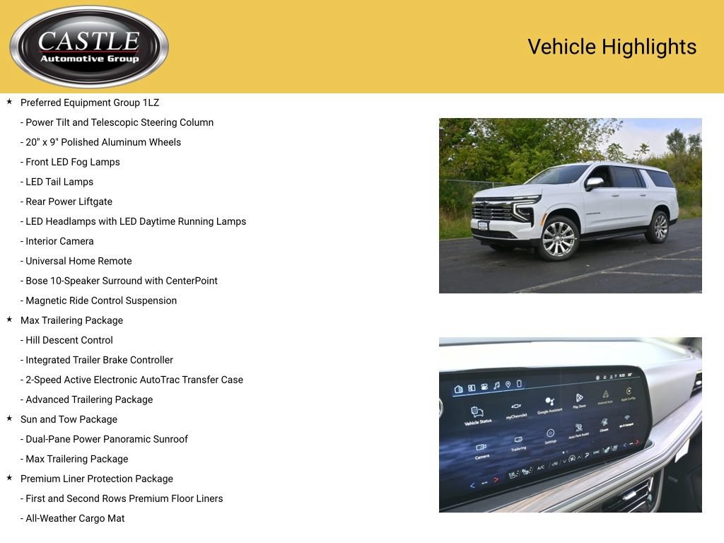 Used 2026 Chevrolet Suburban Premier w/ Sun And Tow Package AWD/4WD image 8