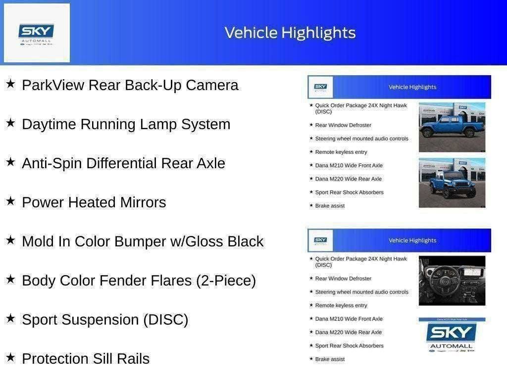 New 2025 Jeep Gladiator Sport image 73