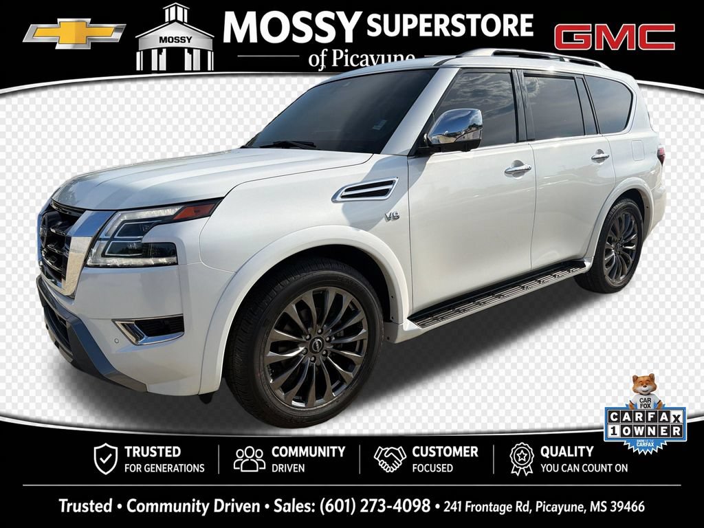 Used 2022 Nissan Armada Platinum w/ Captain's Chairs Package