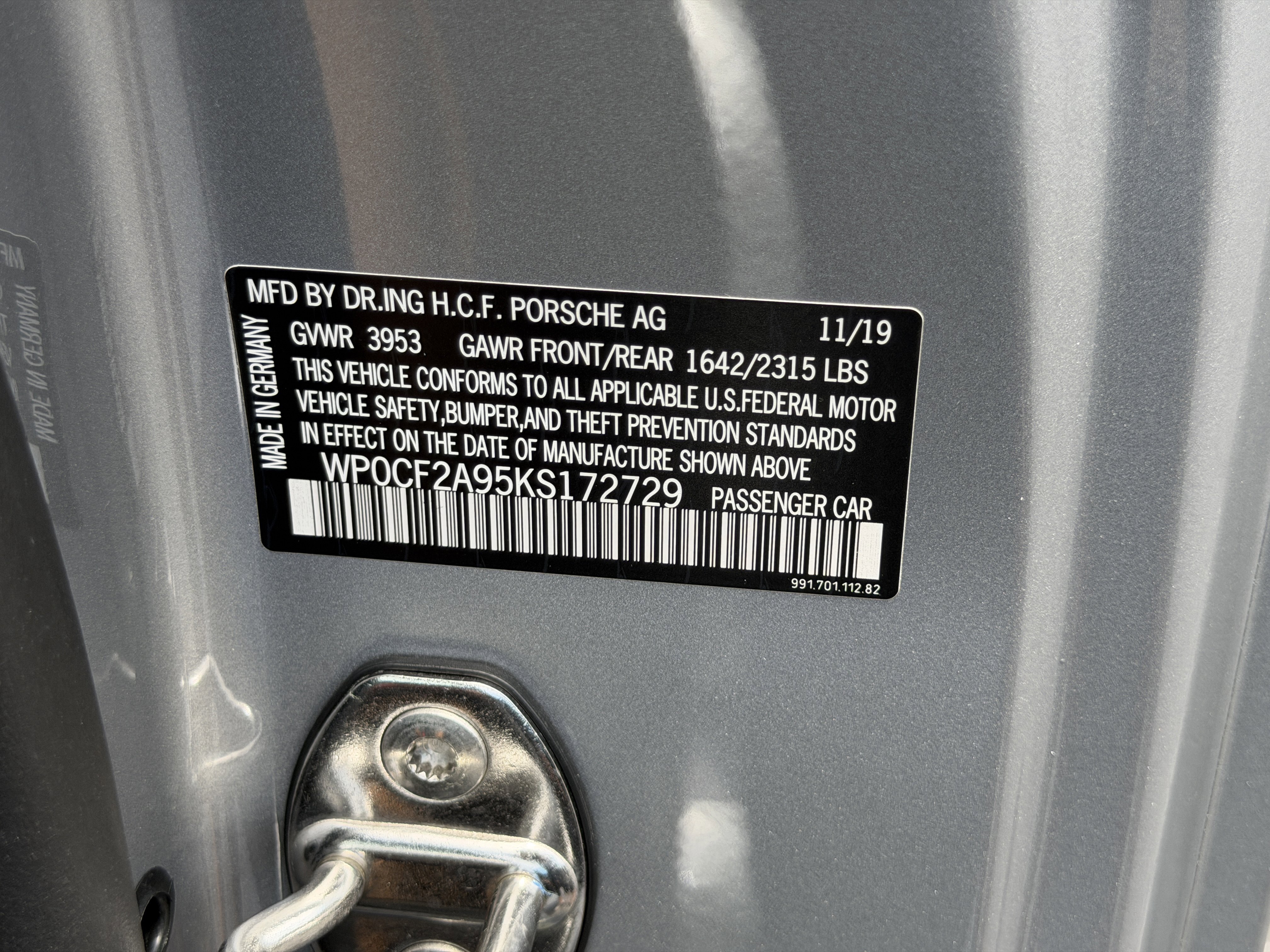 Certified 2019 Porsche 911 Speedster RWD image 29