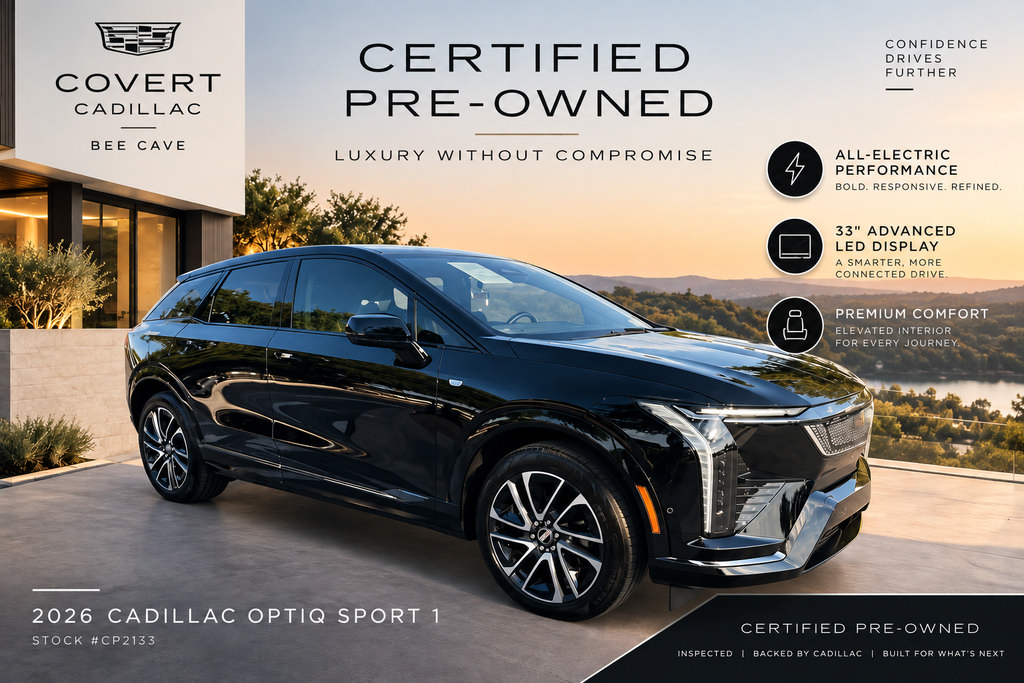 Certified 2025 Cadillac Optiq Sport 1 w/ LPO, Floor Liner Package